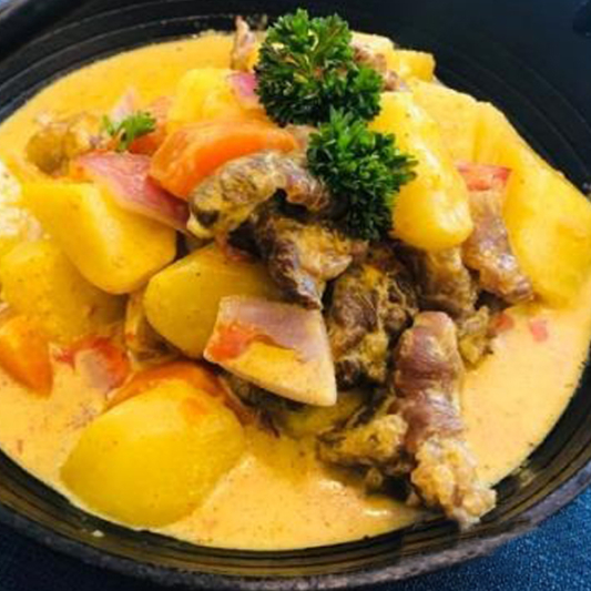 Beef Stew with Curry Sauce Casserole