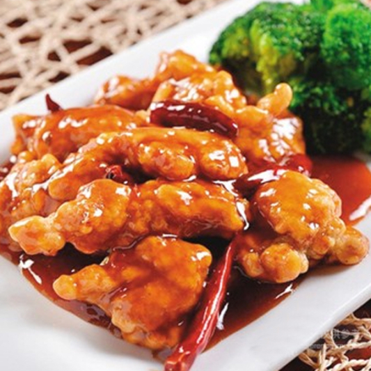 General Tso's Chicken on Rice