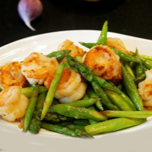 Shrimp with Asparaqus