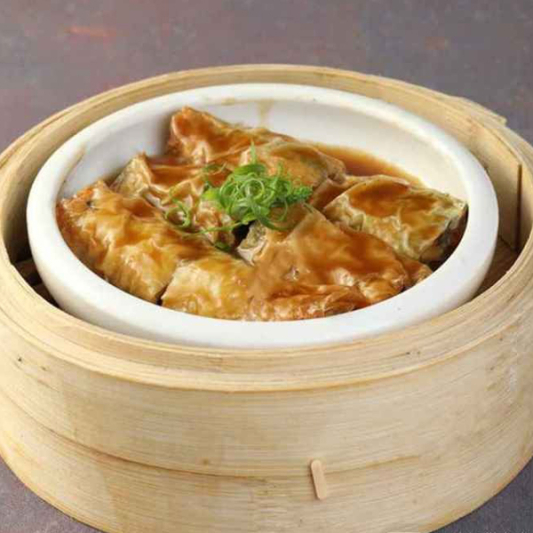 Mixed Mushrooms with Bean Curd Stick