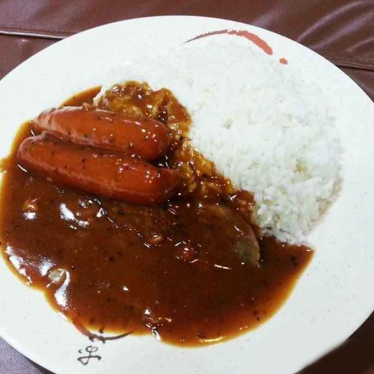 Steak with Black Pepper on Rice