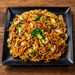 Yakisoba (Stir-Fried Noodles & Vegetables)