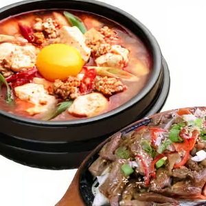 Marinated Beef and Tofu Soup 불고기 & 순두부