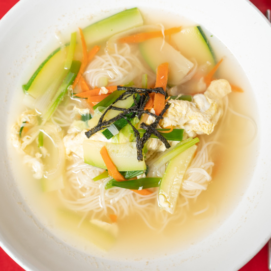 Vegetable Noodle Soup 장터국수