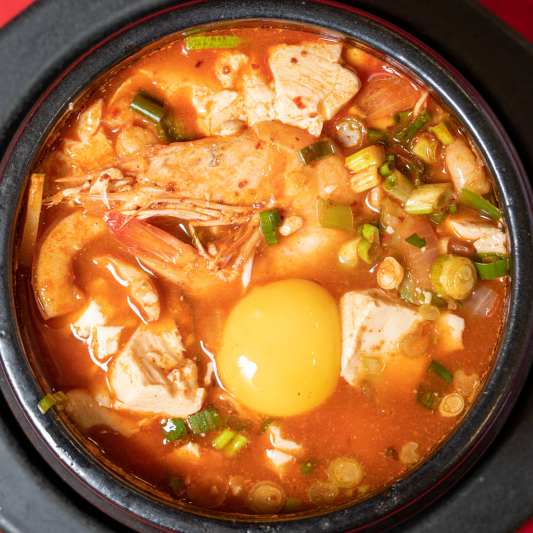 Seafood Tofu Soup 해물 순두부