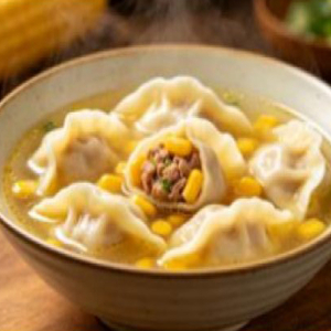 Beef & Corn Dumplings (12 pcs) 牛肉玉米饺子