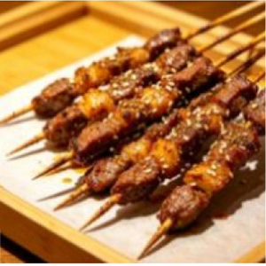 2. Cumin Beef Skewers (4 pcs) / 孜然牛肉串