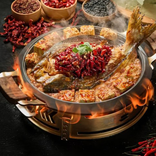 Chongqing Grilled Fish with Tofu (尝鲜价) 重庆豆花味烤鱼