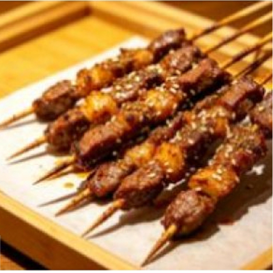 2. Cumin Beef Skewers (4 pcs) / 孜然牛肉串
