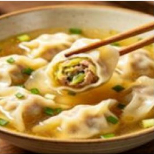 20. Beef and Corn Wontons (12 pcs) / 牛肉玉米馄饨