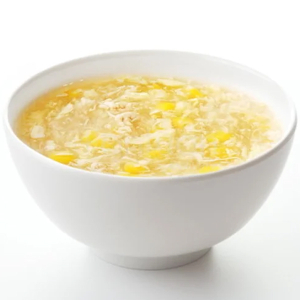 Chicken and Egg Drop Corn Soup / 雞茸粟米羹