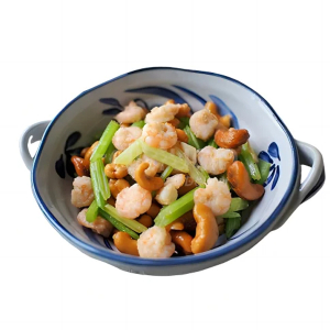 Stir-Fried Prawns with Diced Vegetables & Cashew Nuts / 腰果蝦仁