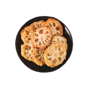 Pan-Fried Minced Pork Cake with Lotus Roots / 南乳蓮藕煎肉餅