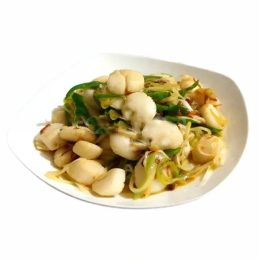 Sauteed Scallops with Seasonal Vegetables / 時菜帶子
