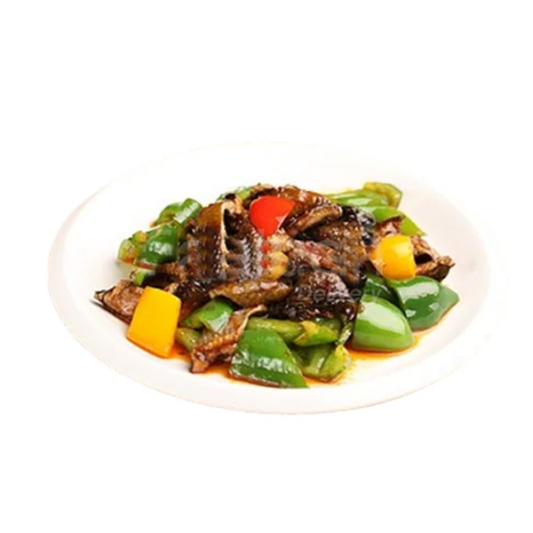 Sliced Beef Sauteed with Black Bean Sauce & Green Pepper / 豉椒牛片