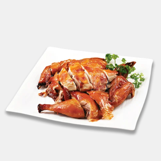 Crispy Chicken with Shrimp Chips / 脆皮炸子雞