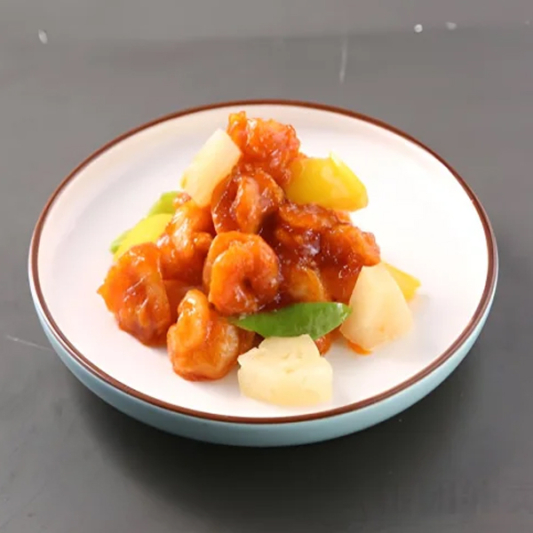 Pineapple Sweet & Sour Prawns / 菠蘿咕嚕蝦