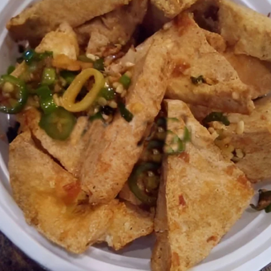 A10. Deep-Fried Tofu in Pepper Salt / 椒鹽炸豆腐角