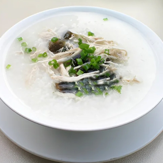 B4. Preserved Egg & Salty Pork Congee / 皮蛋瘦肉粥
