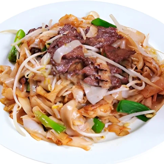 A33. Pan-Fried Beef Rice Noodles / 乾炒牛河