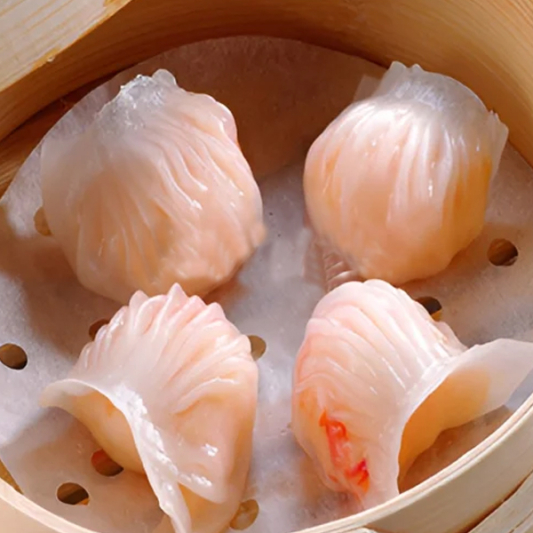 1. Steamed Shrimp Dumplings / 金天鵝蝦餃