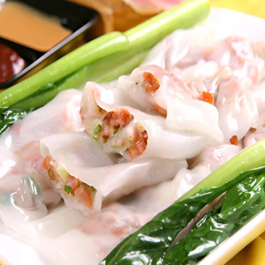 38. BBQ Pork Rice Crepe / 叉燒腸粉