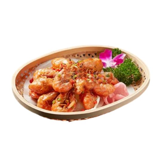 Deep-Fried Prawns with Spiced Salt / 椒鹽焗中蝦 
