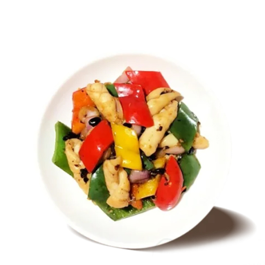 Sauteed Squid with Vegetables / 時菜鮮魷