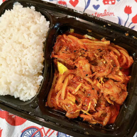 Spicy Pork over Rice / 제육덮밥