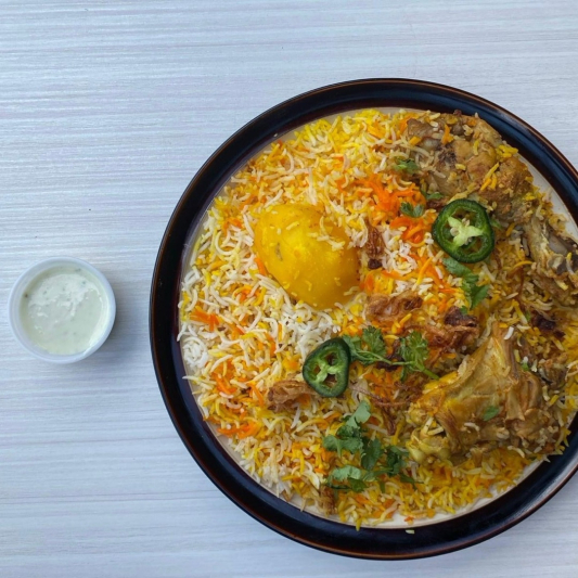 Chicken Biryani with Pop