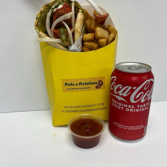 Tandoori Wrap with Pop
