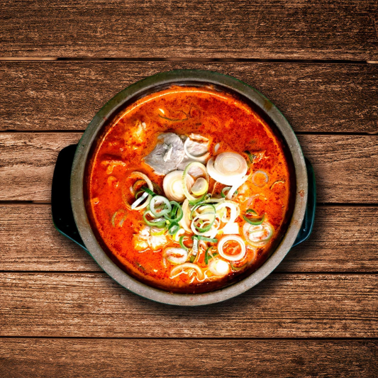 Spicy Pork Belly Soup 매운 돼지 국밥