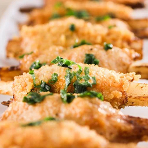 A4. Minced Shrimp on Sugarcane (2 Skewers) / Chạo T&ocirc;m (2 Skewers)