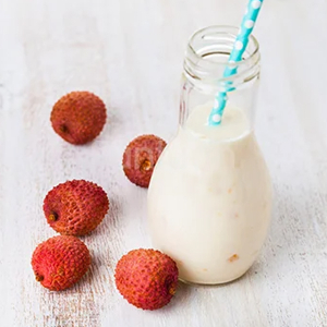 S85. Lychee Shake / Sinh Tơ Tr&agrave;i V&agrave;i