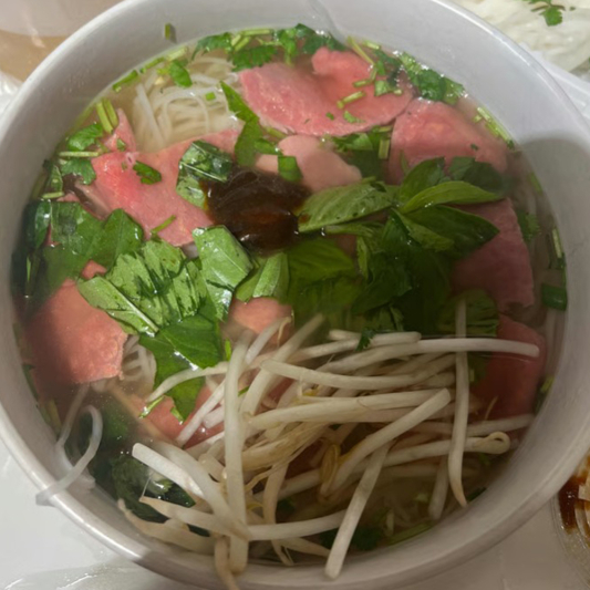 7. Rare Steak Noodle Soup