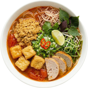 P16. Crab Paste Vermicelli Soup / B&uacute;n Ri&ecirc;u
