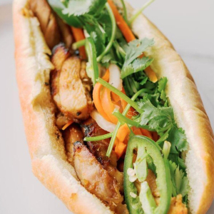 Sauteed Chicken Banh Mi