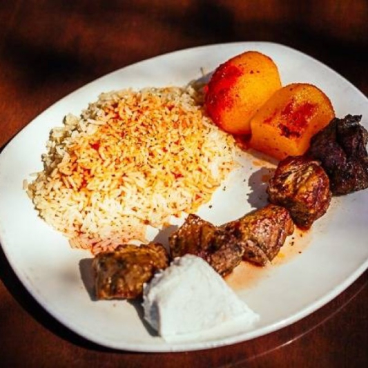 Pork Souvlaki Dinner