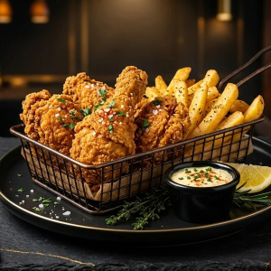 Classic Chicken and Chips Platter