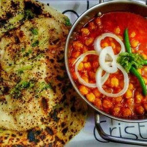 Amritsari Kulcha with Channa