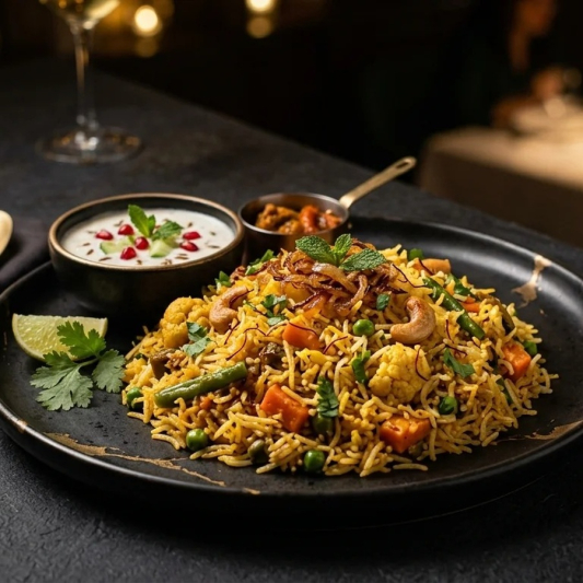 Royal Vegetable Dum Biryani