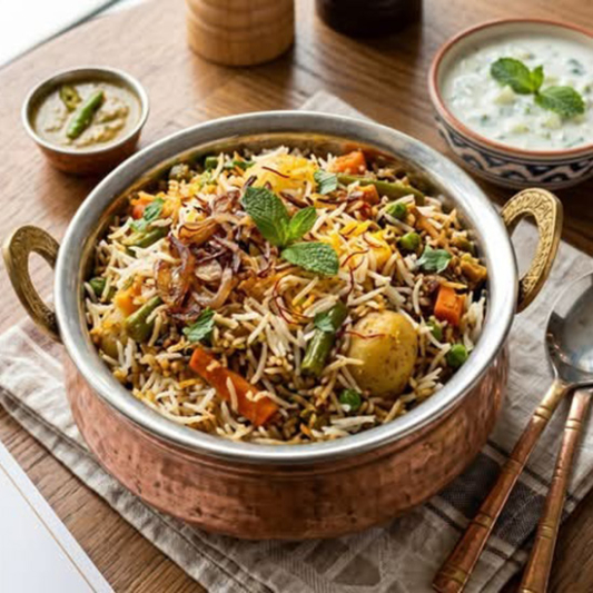 Hyderabadi Vegetable Biryani