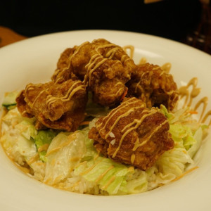 10. Crispy Chicken on Rice with Sweet & Sour Mayo Sauce / 香酥炸鸡块丼