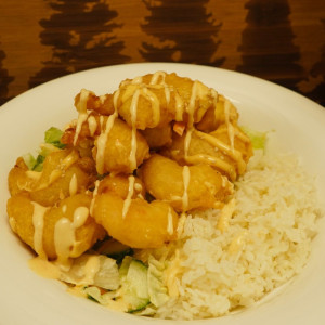 11. Fried Shrimp on Rice / 炸虾丼