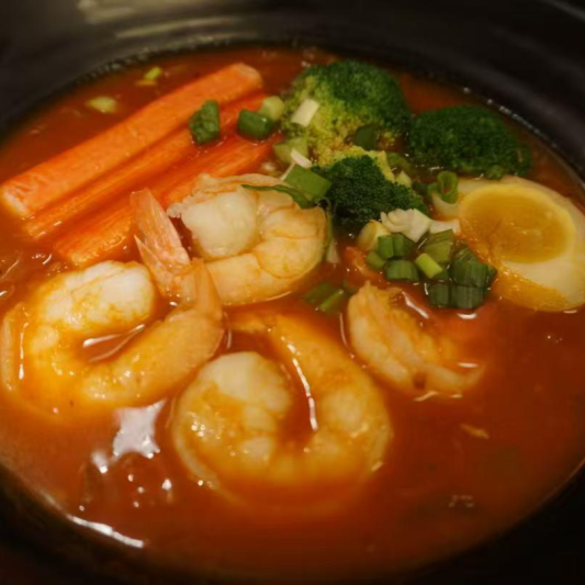 Tomato Seafood Udon / 番茄海鲜乌冬面