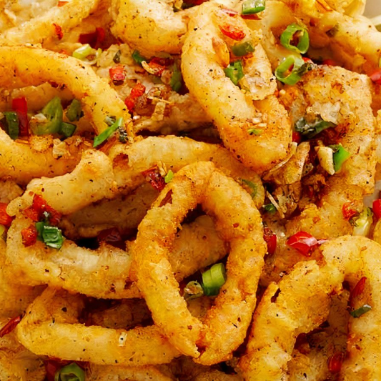 52. Fresh Squid with Chili Salt 椒盐鲜鱿
