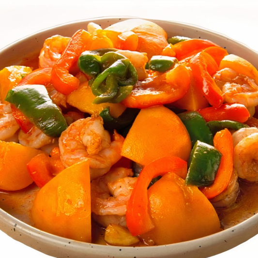 50. Shrimp with Peach 蜜桃虾
