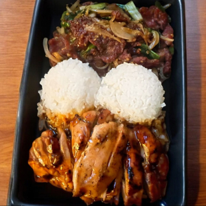 Chicken Teriyaki & Mongolian Beef