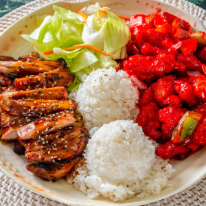 Chicken Teriyaki & Sweet & Sour Chicken