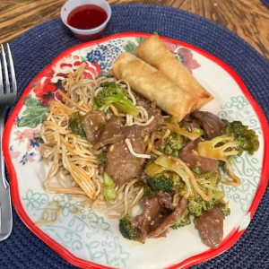 Broccoli Beef Plate